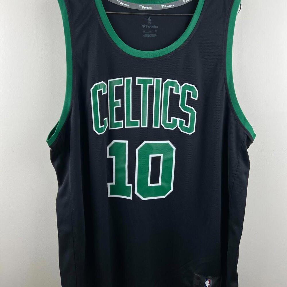NWOT Boston Celtics Fanatics Jersey #10 Mario Black NBA Tank Top XL‎ 2024